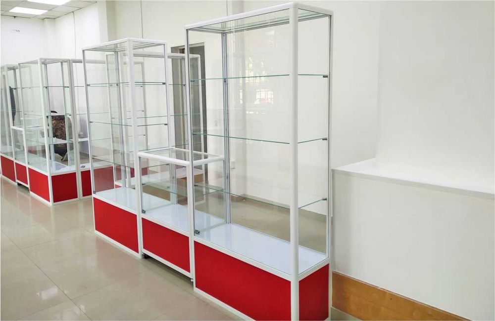 Прилавок витрина, стеклянная, metal oynaly vitrina va prilavkalar