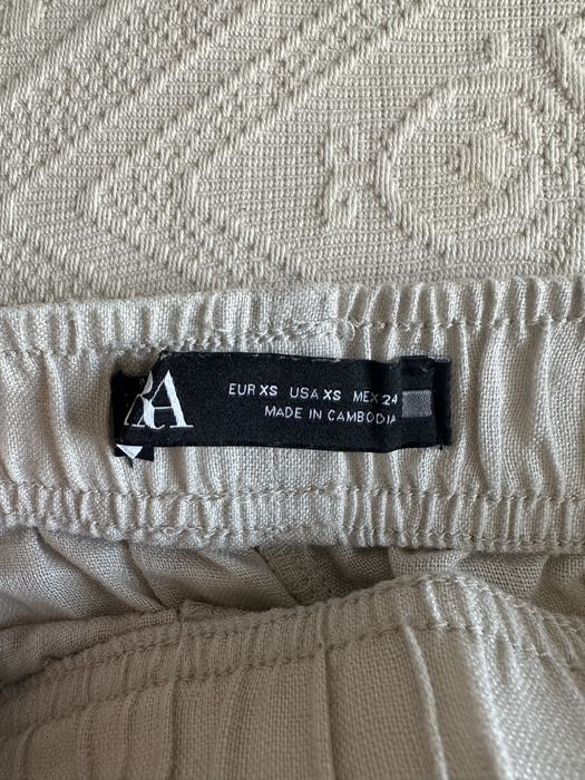 Льняные брюки Zara