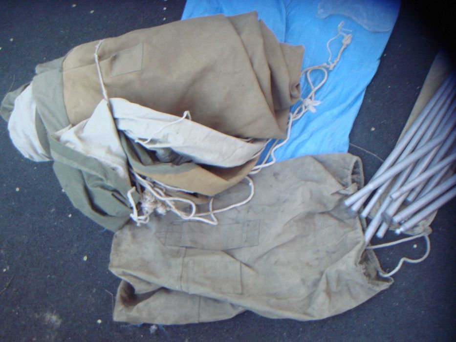 Палатка брезент советский СССР 1970г на 4-5человек комплект отл.сост-е