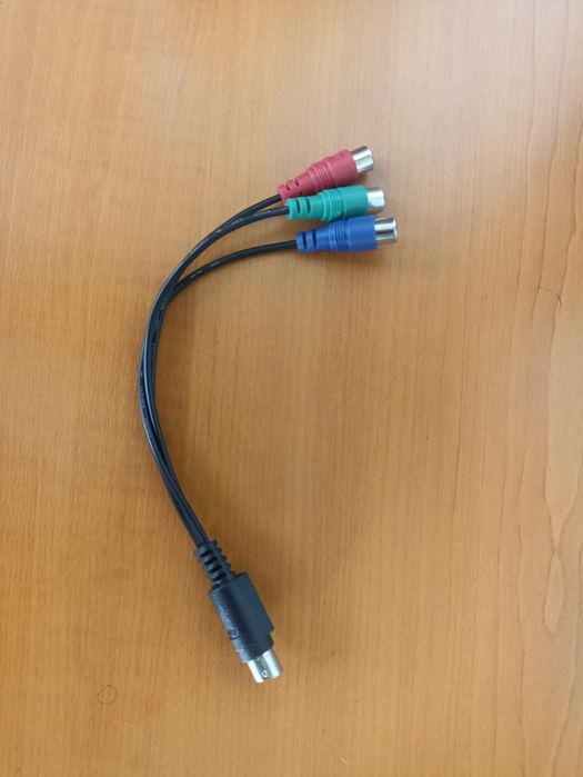 Cablu S-Video 5Pini to 3RCA RGB, pentru Placa Video, PC, Laptop,