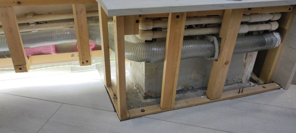 Трубопровод гибкий, гофрированный, прозрачный D50