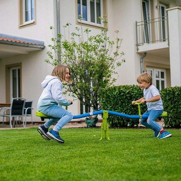 Детские качели балансир Барс 360° | Волнистые качели карусель