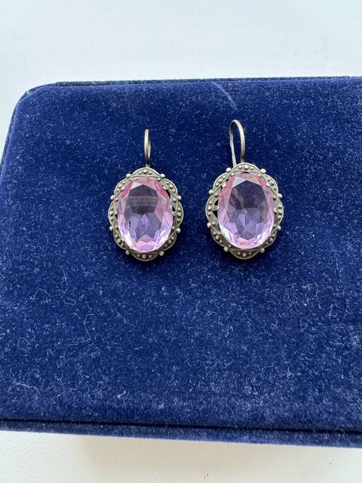 Серьги серебро, старинные