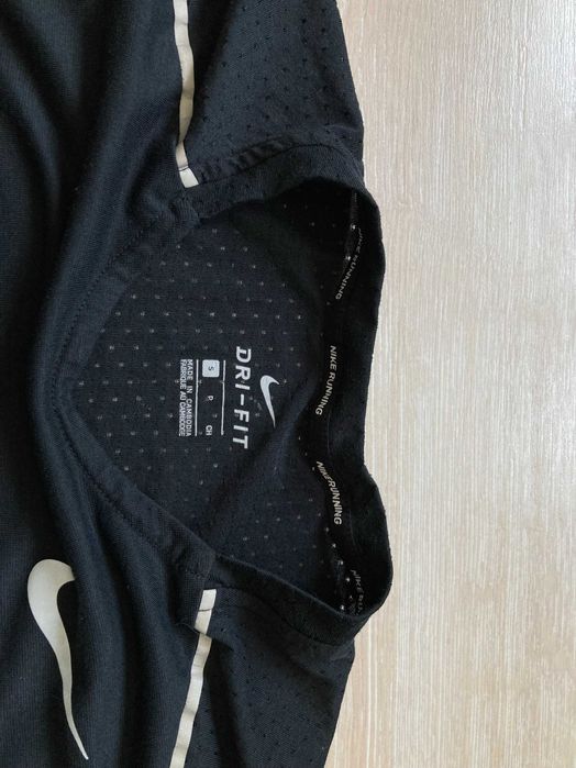 Найк Nike Running Breathe Rise 365 Dri Fit спортна блуза фланела S