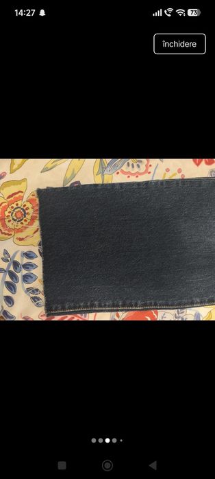 Blugi Levis ribcage straight