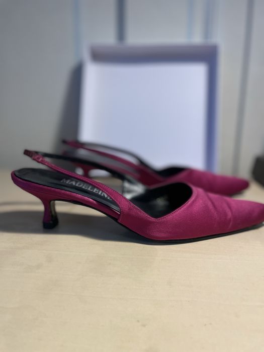 Продам туфли- слинг. Ярко- розового цвета. Сделаны в Испании.