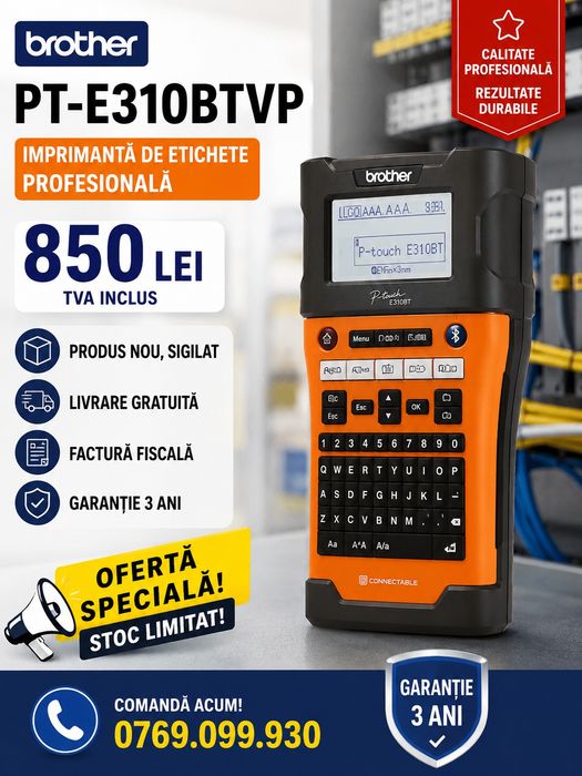 Brother PT-E310BTVP | Sigilat | Livrare gratuita