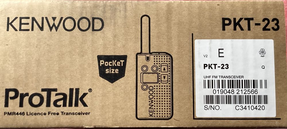 Set 2 buc Statii Walkie Talkie Kenwood PKT 23