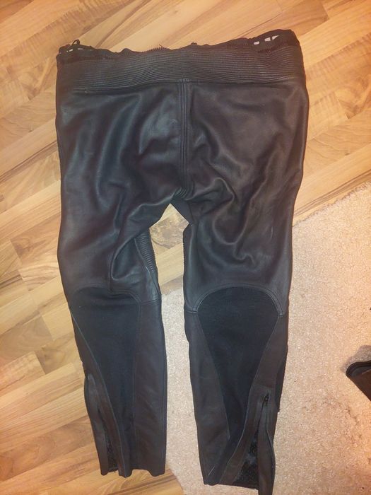 Pantaloni moto Vanucci ,piele naturala,marime mare