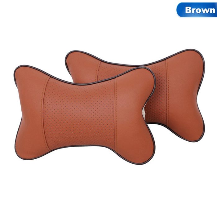 Pernuțe tetiera auto, pernuțe SET 2 buc piele ecologică și poliester