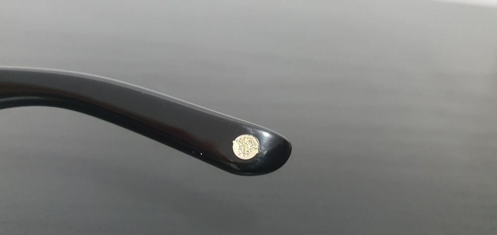 Ochelari de soare Versace negri cu cristale