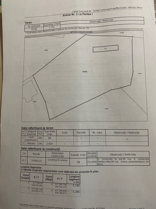 Teren intravilan de vânzare, localitatea Glod județul Alba