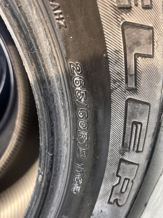Продам резину BRIDGESTONE 265*60*R18