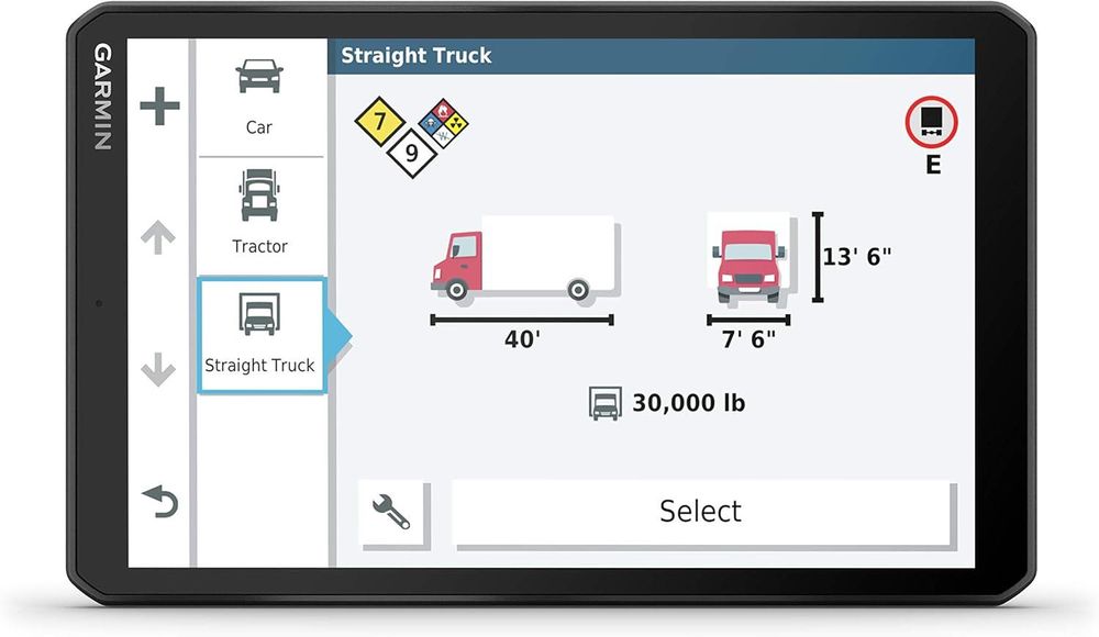 Sistem navigatie camioane Garmin GPS Dezl LGV800 MT-D,Ecran 8",sigilat