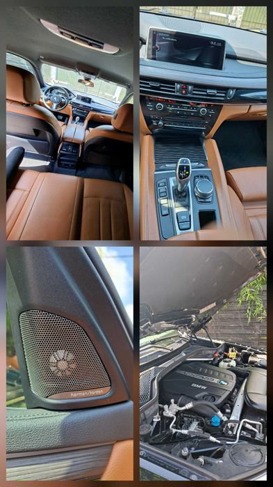 Bmw X6, 2017, 313 cp, pachet M, car vertical impecabil, stare perfecta
