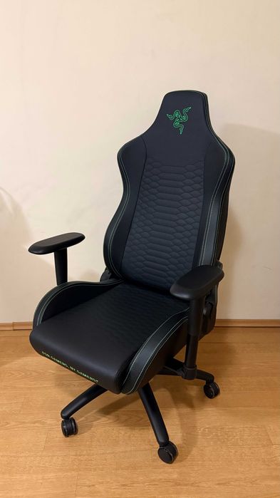 Gaming стол Razer Iskur X, Зелен / Като нов
