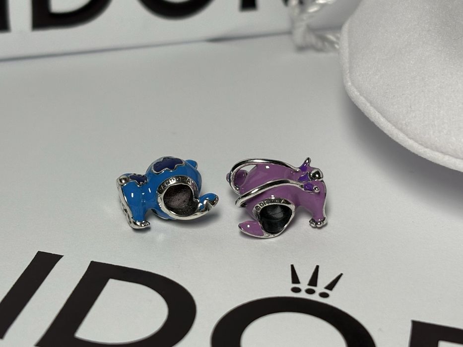 Pandora Disney Angel + Stitch Charm