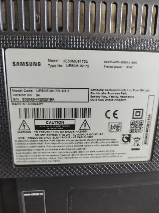 Смарт Телевизор SAMSUNG 50 инча Ultra HD 4K