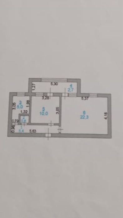 Однокомнатная квартира
