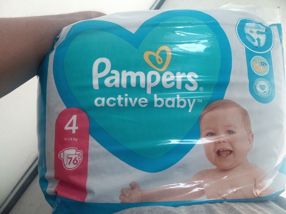 Pampers 4 и Pampers 5 active pants