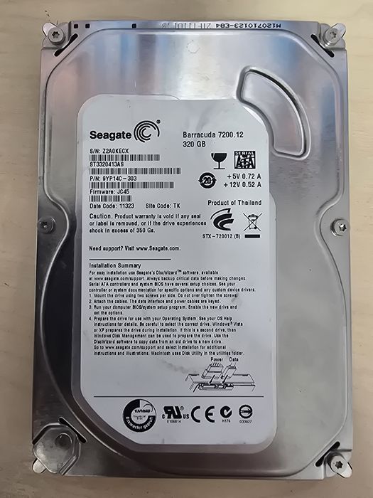 Продам жесткий диск 320Gb