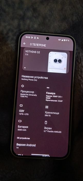 Nothing phone 2(a) 12/256