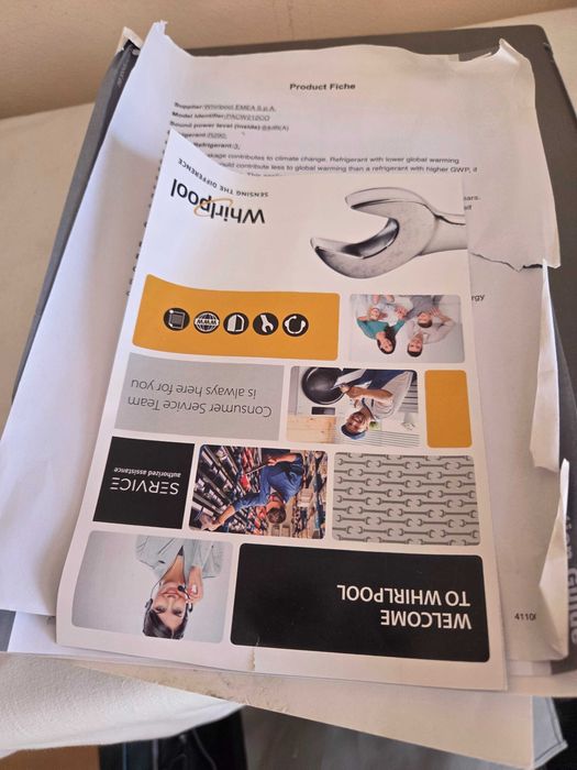 Мобилен климатик 12ка.Whirlpool PACW212CO – 12000 BTU...като нов