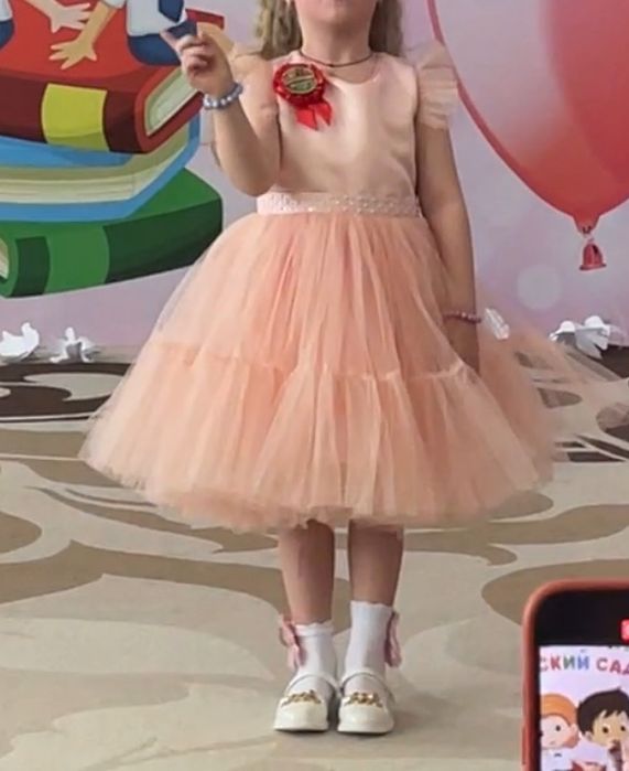 Нарядное бальное платье для девочки 5-7 лет