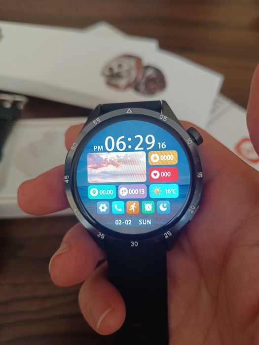 SMART часовник графитен цвят - 3 верижки