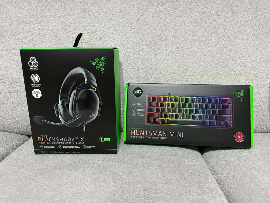 Razer Huntsman Mini + Razer BlackShark V2 X