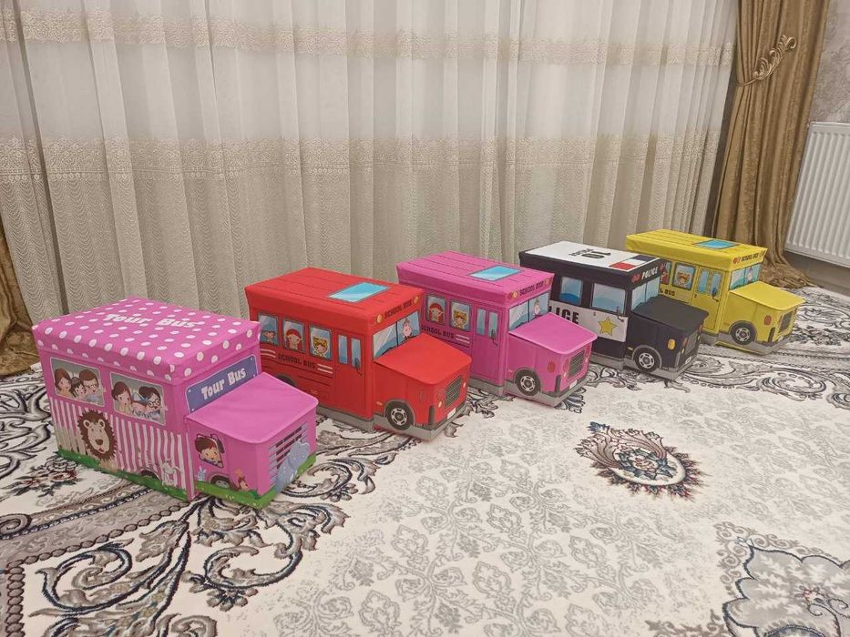 Корзина для игрушек BT-TB-0011 автобус 31*55*27 см