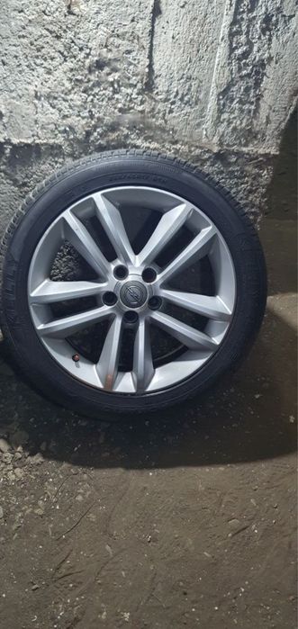 Jante aliaj opel R17 + cauciucuri