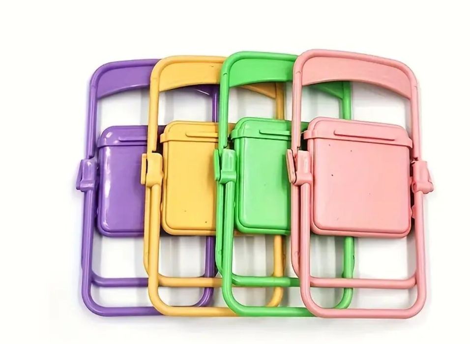 Креативна сгъваема табуретка Стойка за мобилен телефон