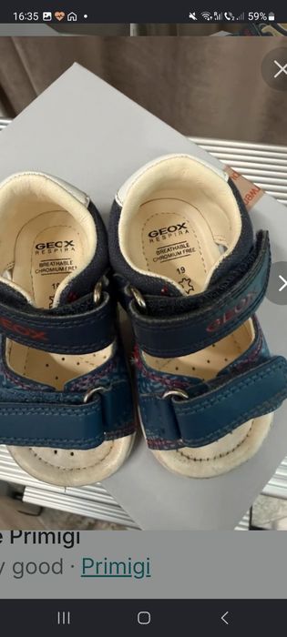 Sandale Geox noi nr 19 pentru bebe