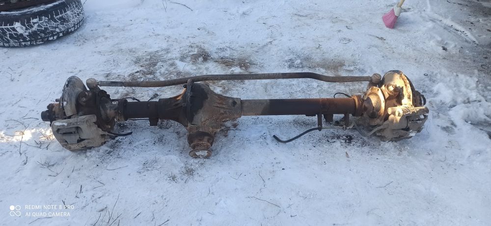 Передний мост на УАЗ буханку Гибридный