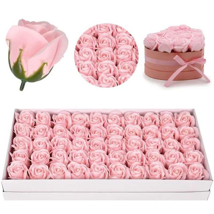 Рози и Карамфили от сапун 50броя-30лв