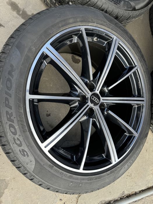 jante originale audi sport r21 q7 q8 sq7 4m echipate iarna