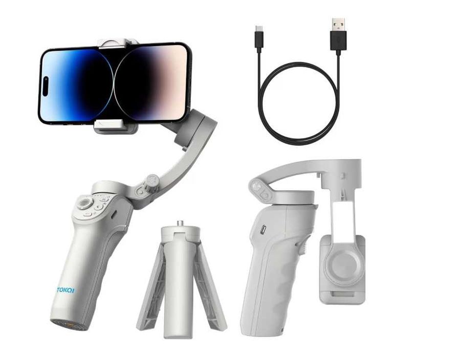 Stabilizator pentru telefon si GoPro, Gimbal stabilizare foto si video