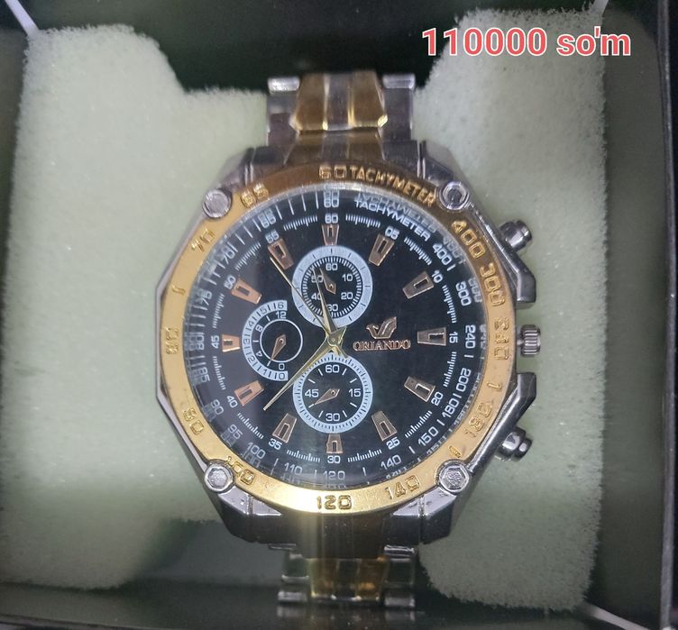 Soatlar erkaklar uchun, yangi to'kda ishlaydi