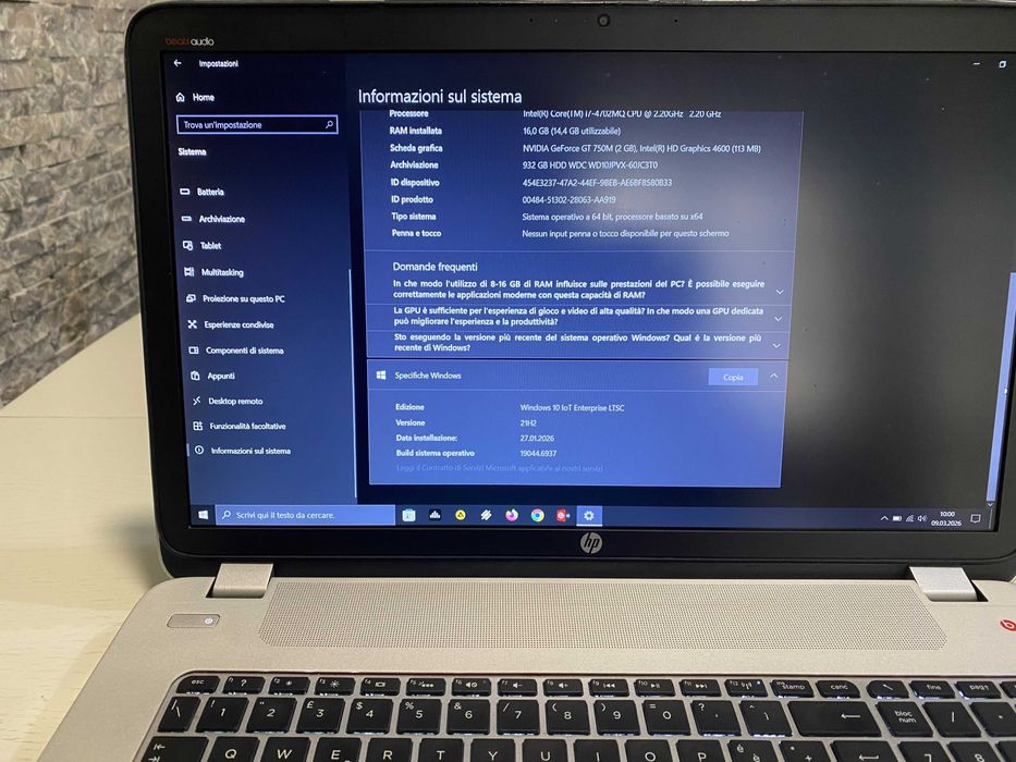 Vand Laptop HP Envy 17"