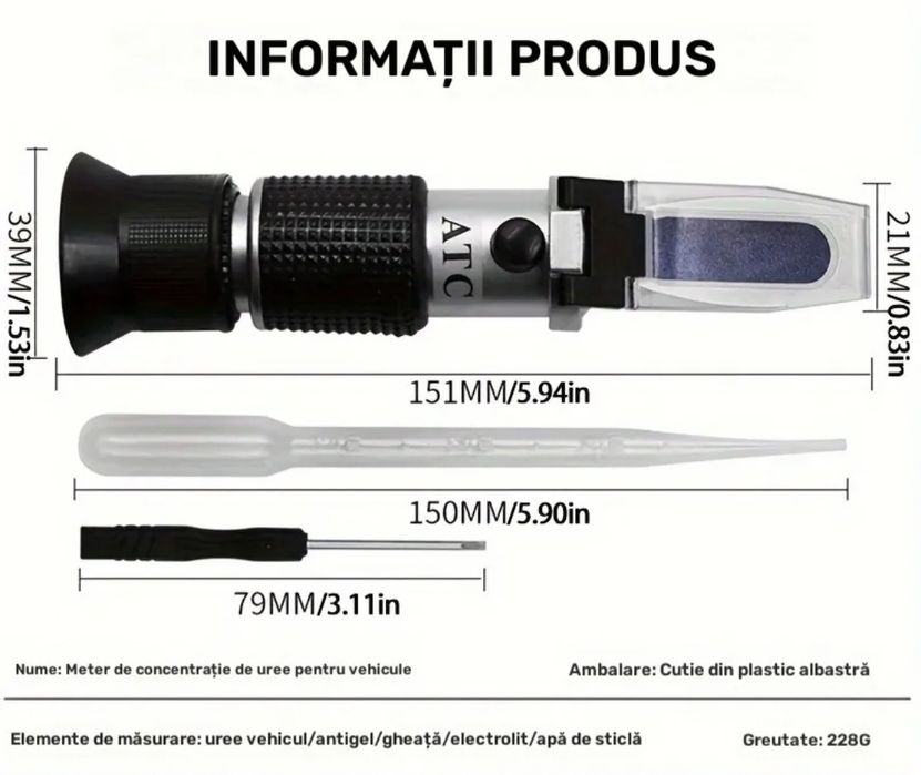 Refractometru auto