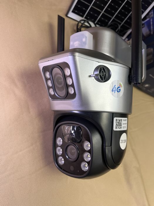 4G Соларна Двойна Камера LYLU  12 mpx 4G Сим карта безжична kamera sim