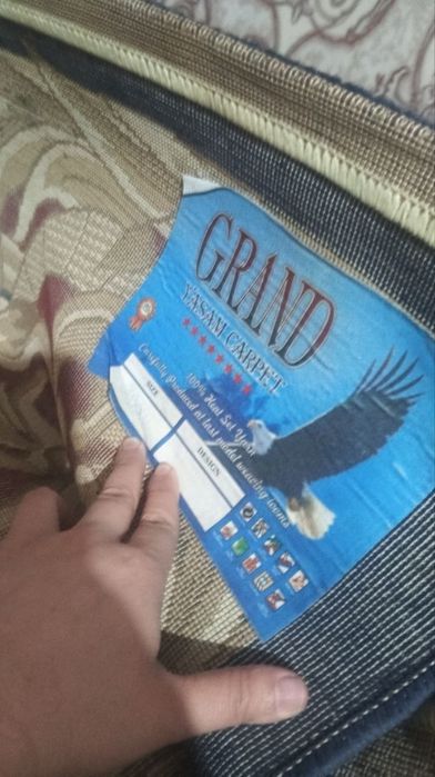 3/5 qalin gilam kop ishlatilmagan toza grand gilami