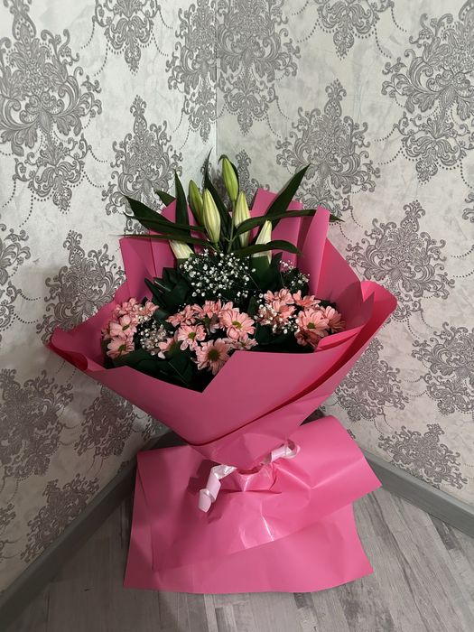 Букет цветов б/у