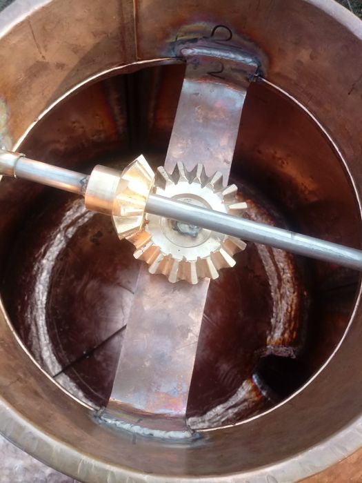 Cazan de tiuca din inox și cupru