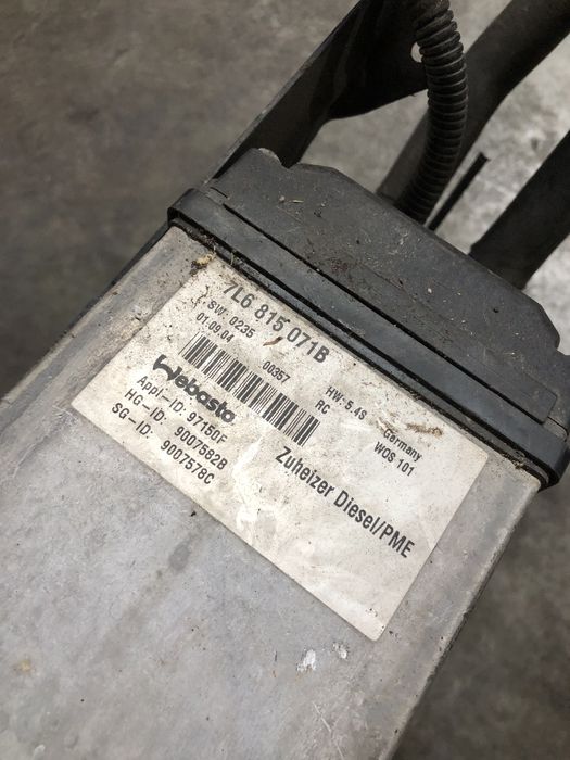 webasto / sirocou volkswagen touareg 2010