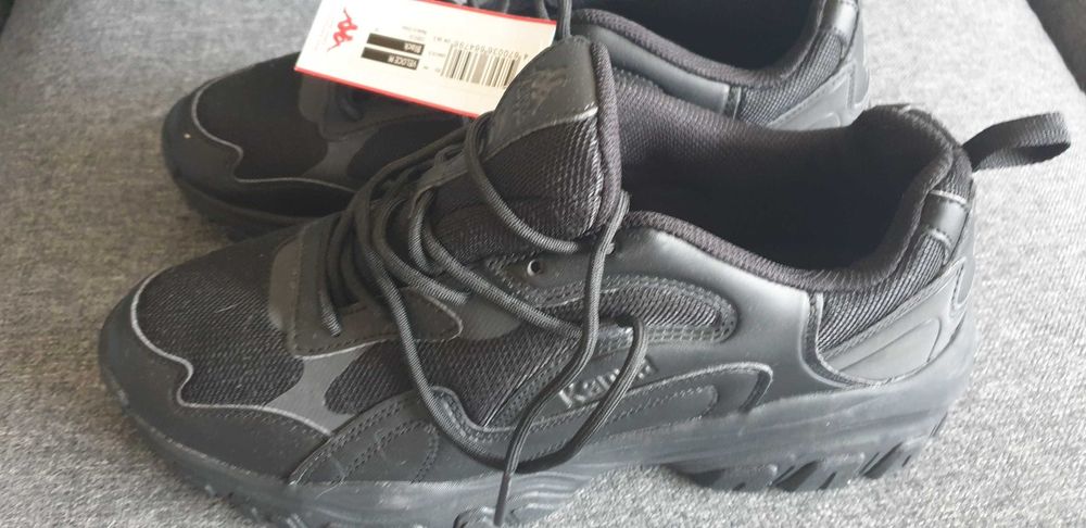 Kappa Veloce Mens Trainers Black Size EUR44