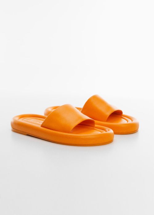 Кожени сандали с широка каишка SIMONMILLER x MANGO