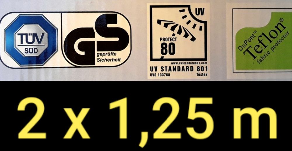 UMBRELE Dreptunghiulare 2 x 1,25 m pentru terasă NOI - 150 Lei