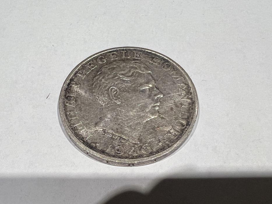 Doua monede Regele Mihai 1946 100000 lei